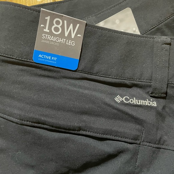 NWT COLUMBIA OMNI SHADE TRAIL PANTS 18W Short $100 - Picture 5 of 6